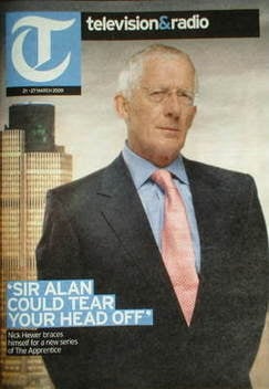 Television&Radio magazine - Nick Hewer cover (21 March 2009)