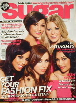<!--2009-04-->Sugar magazine - The Saturdays cover (April 2009)