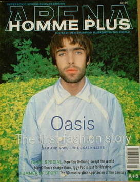Arena Homme Plus magazine (Spring/Summer 1996 - Issue 5 - Liam Gallagher cover)