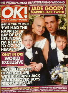 OK! magazine - Jade Goody and Jack Tweed wedding cover (3 March 2009 - Issue 663)