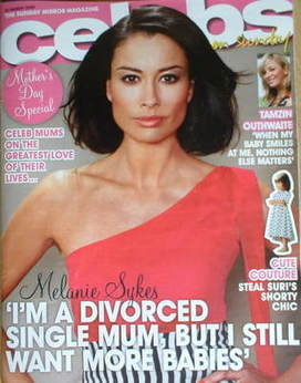 Celebs magazine - Melanie Sykes cover (22 March 2009)