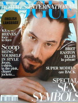 Paris Vogue Hommes International magazine - Spring/Summer 2009 - Keanu Reeves cover
