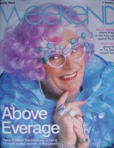 Weekend magazine - Dame Edna Everage (Barry Humphries) cover (27 December 2008)
