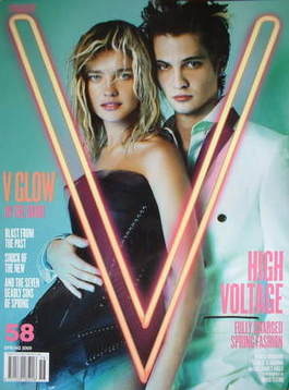 V magazine - Spring 2009 - Natalia Vodianova and Luke Grimes cover