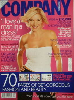 <!--2001-04-->Company magazine - April 2001 - Lisa Faulkner cover