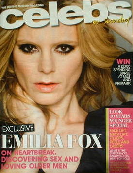 Celebs magazine - Emilia Fox cover (5 April 2009)