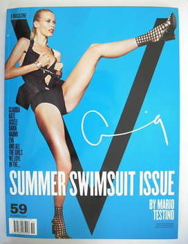 <!--2009-08-->V magazine - Summer 2009 - Claudia Schiffer cover