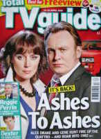 <!--2009-04-18-->Total TV Guide magazine - Keeley Hawes and Philip Glenister cover (18-24 April 2009)