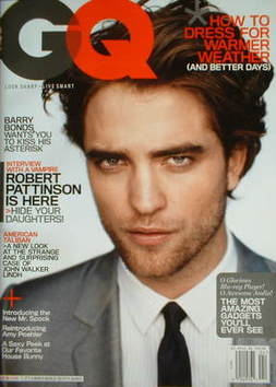 <!--2009-04-->US GQ magazine - April 2009 - Robert Pattinson cover