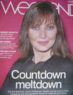 Weekend magazine - Carol Vorderman cover (29 November 2008)