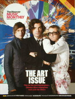 The Observer Music Monthly magazine - April 2009 - Damien Hirst and the Hou