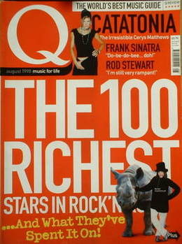 Q magazine - The 100 Richest Stars In Rock (August 1998)