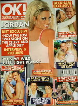 OK! magazine - Jordan Katie Price cover (16 August 2005 - Issue 482)