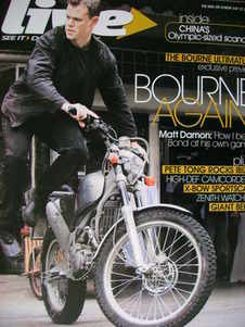 Live magazine - Matt Damon cover (22 July 2007)