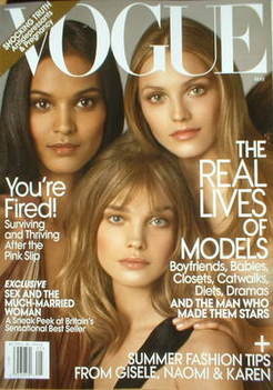 <!--2009-05-->US Vogue magazine - May 2009 - Models cover