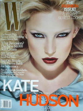 <!--2008-09-->W magazine - September 2008 - Kate Hudson cover