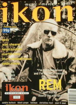 Ikon magazine - Michael Stipe cover (September 1995 - Issue 1)