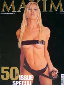 <!--1999-06-->MAXIM magazine - Caprice cover (50th Issue Special; June 1999