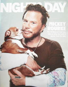 Night & Day magazine - Mickey Rourke cover (2 October 2005)