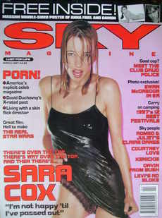 <!--1997-04-->Sky magazine - Sara Cox cover (April 1997)