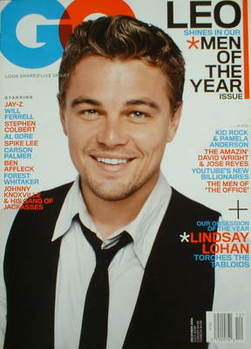 US GQ magazine - December 2006 - Leo DiCaprio cover