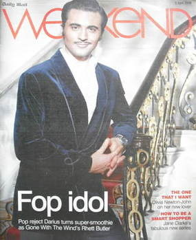 Weekend magazine - Darius Danesh cover (5 April 2008)