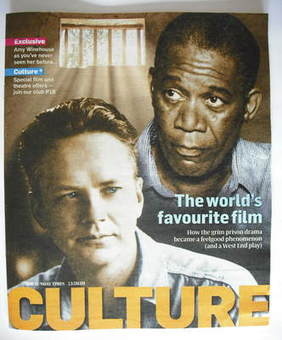 <!--2009-09-13-->Culture magazine - Morgan Freeman and Tim Robbins cover (1