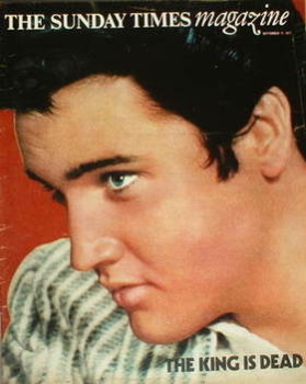 The Sunday Times magazine - Elvis Presley cover (11 September 1977)