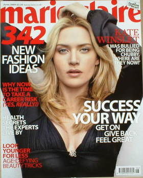 British Marie Claire magazine - June 2009 - Kate Winslet cover