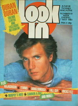Look In magazine - Simon Le Bon cover (7 May 1983)
