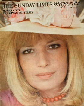 The Sunday Times magazine - Monica Vitti cover (2 January 1977)