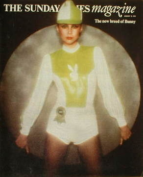 The Sunday Times magazine - Playboy Bunnies cover (18 January 1976)