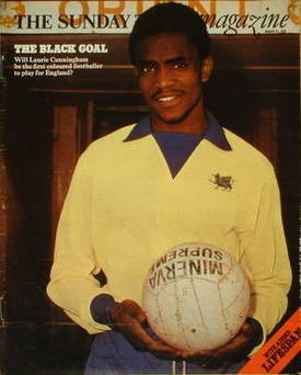 The Sunday Times magazine - Laurie Cunningham cover (21 March 1976)