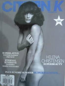 Citizen K magazine - Summer 2009 - Helena Christensen cover