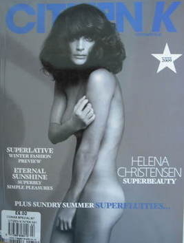 <!--2009-08-->Citizen K magazine - Summer 2009 - Helena Christensen cover
