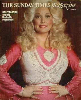 The Sunday Times magazine - Dolly Parton cover (10 April 1977)