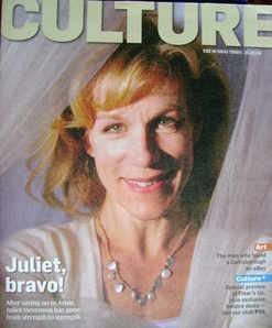 <!--2009-05-24-->Culture magazine - Juliet Stevenson cover (24 May 2009)