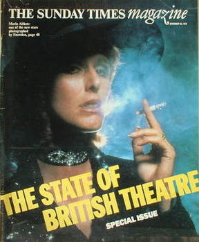 The Sunday Times magazine - Maria Aitken cover (26 November 1978)