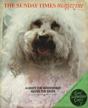 The Sunday Times magazine - Always The Bridesmaid cover (27 July 1980)