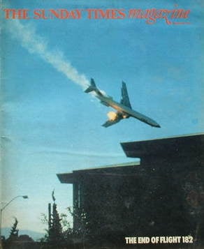 The Sunday Times magazine - The End Of Flight 182 cover (22 October 1978)
