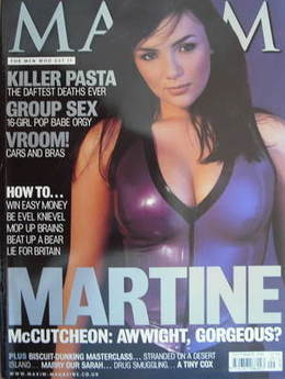 <!--1999-09-->MAXIM magazine - Martine McCutcheon cover (September 1999)