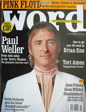 <!--2005-08-->The Word magazine - Paul Weller cover (August 2005)