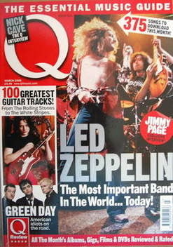 Q magazine - Led Zeppelin cover (March 2005)