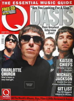Q magazine - Oasis cover (August 2005)