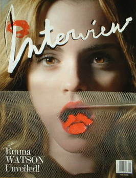 Interview magazine - May 2009 - Emma Watson cover