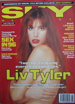 <!--1996-09-->Sky magazine - Liv Tyler cover (September 1996)