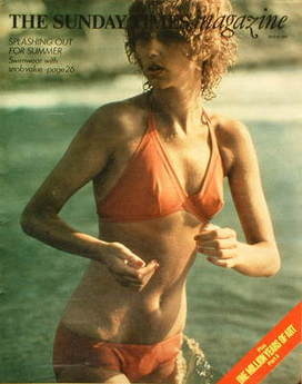 The Sunday Times magazine - Splashing Out For Summer cover (22 July 1973)