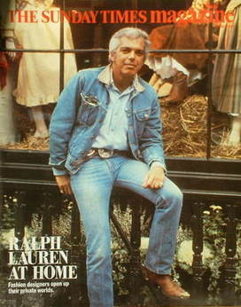 The Sunday Times magazine - Ralph Lauren cover (17 June 1984)