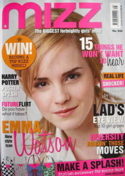 MIZZ magazine - Emma Watson cover (9-22 July 2009)