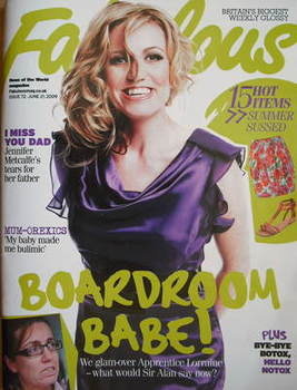 Fabulous magazine - Lorraine Tighe cover (21 June 2009)